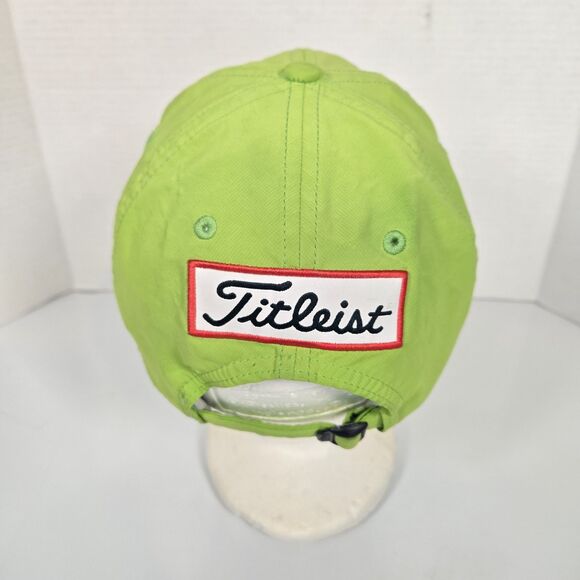 Titleist Foot Joy Men Golf Hat Pro V1 FJ Lime Green Patch Adjustable - RARE - Picture 3 of 7